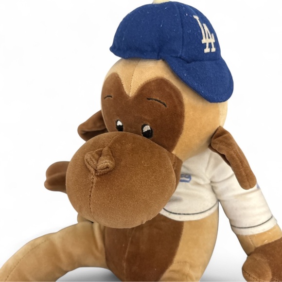 VTG 18″ Dodgers LA Monkey Plush with Bell Inside (sounds) - Picture 1 of 7